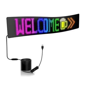 App <strong>Control</strong> Programmable <strong>Messages</strong> Scrolling <strong>LED</strong> Sign Flexible <strong>LED</strong> Sign Board for Cars Digital <strong>Display</strong> <strong>LED</strong> <strong>Matrix</strong> Panel - Product Image 1