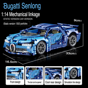 Küçük ölçekli DIY yarış araba oyuncak yaratıcı MJi yapı taşları modeli MOC yeni durum kutusu yaş aralığı 5 ila 7 yıl için paketlenmiş - Product Image 5