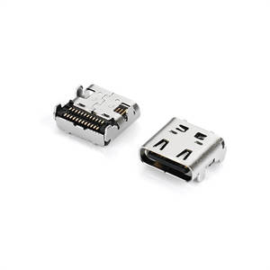 USB Typ C 24-poliger Anschluss Side Entry Design Kompakter und effizienter Datenkabel-Integrations anschluss