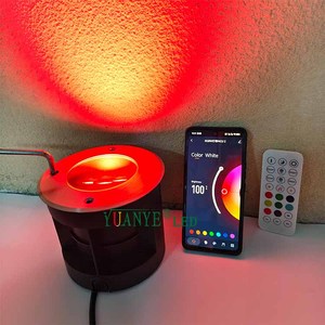 Magenta Farben DMX512 RDM Strahl winkel Einstellbar Wasserdicht Einbau Led Underground Lights YY-DMR004