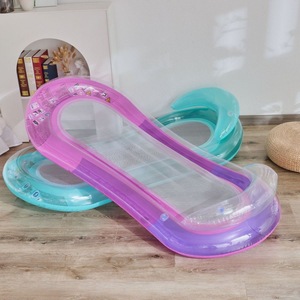 水ハンモックシンプルスタイル夏用耐久性のある多目的インフレータブル大人用プールフロート - Product Image 4
