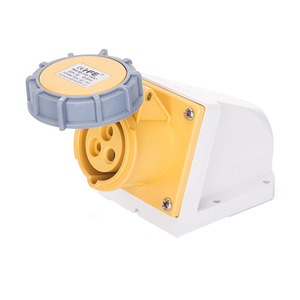 Industrial <strong>Socket</strong> Connector ZZ0332 2P+E 63A 100~130V IP67 Three Pin Power Plug <strong>Socket</strong> - Product Image 2