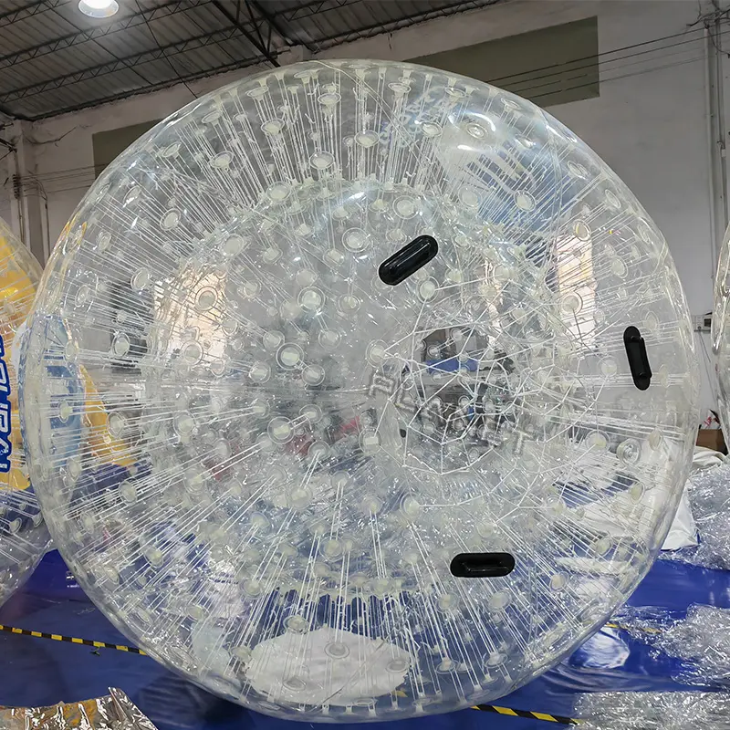 Bola de parachoques de burbuja Zorb de cuerpo de TPU de alta calidad, alquiler de bola de hámster humano inflable
