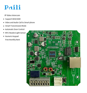 Panel de puerta de sistema de intercomunicación de vídeo basado en IP personalizado con cámara de teclado placa principal PCBA para seguridad del hogar - Product Image 2