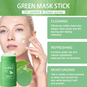 Derin temizleyici yüz kil yüz yeşil maskeleme sopa orijinal temizleme yağı kontrol en iyi maske YEŞİL ÇAY maske sopa - Product Image 5