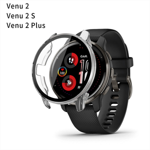 Sert PC temperli cam ekran koruyucu için Garmin Venu 2 artı 2s 2 saat durumda Smartwatch aksesuarı - Product Image 2