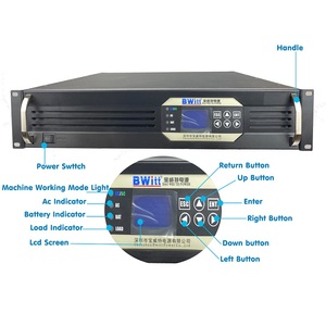 DC48V a AC220V Inversor de onda sinusoidal pura de 4000 vatios Pantalla LCD de telecomunicaciones de baja frecuencia Tipo de salida única Frecuencia de salida de 50/60Hz - Product Image 4