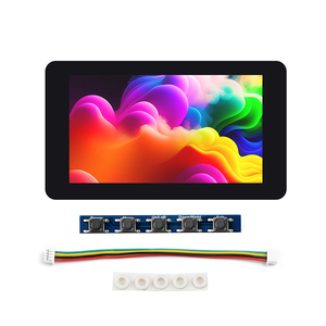 Raspberry Pi ZeroW/2W Kit todo en uno de pantalla táctil de 7 pulgadas con pantalla IPS Placa de expansión HUB USB Táctil capacitiva de 5 puntos - Product Image 4