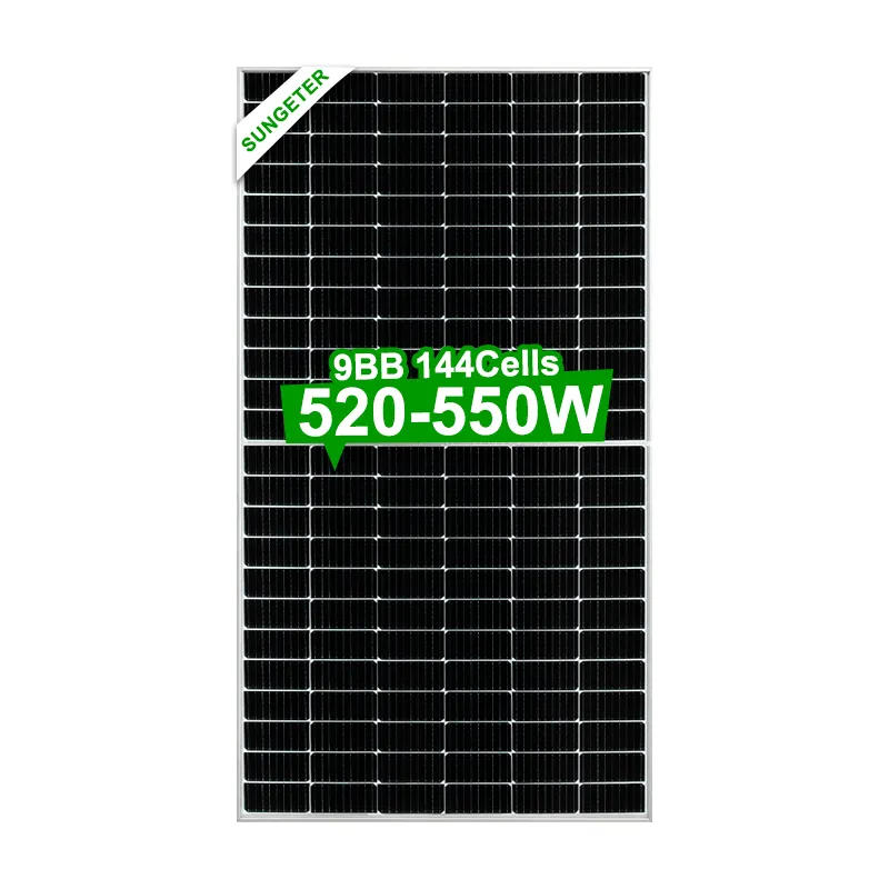 उच्च-गुणवत्ता ऑफ ग्रिड घरेलू सौर पैनलों छत के लिए 520-550 फोटोवोल्टिक मॉड्यूल