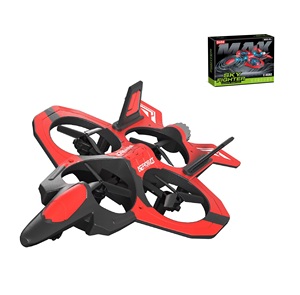 ホット販売高度ホールド2.4G RC R/C航空機EPPフォームグライダーホビークワッドコプターおもちゃJET飛行機USB充電器ライト付きRC飛行機 - Product Image 1