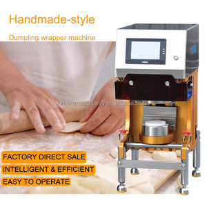 El-taklit hamurlu çörek yapma makinesi yuvarlak Momo Wonton Ravioli hamur levha cilt haddeleme makinesi için çin restoran - Product Image 2