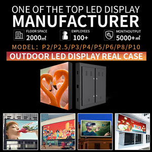 Ahorro de energía 75% Pantalla de publicidad LED Módulo de cartelera de pared de video P8 P10 P5 P6 Pantalla LED de instalación fija para exteriores - Product Image 3
