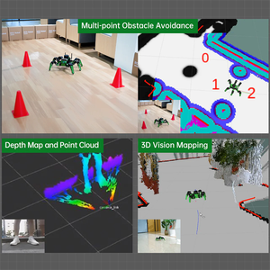 Nuovo Robot a sei zampe che insegna programmazione JetHexa Visual DIY