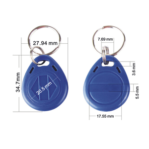 50个13.56兆赫接近ic卡令牌钥匙标签，用于门禁智能门锁，UID只读 - Product Image 3