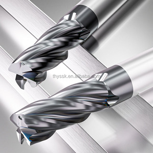60 derece alüminyum yuvarlak burun freze kesicisi dört kenarlı Tungsten çelik karbür R açı ark burun freze kesicisi genişletilmiş - Product Image 1