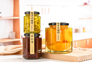250ml 500ml Glass <strong>Jar</strong> Round Shape With Metal Cap Rust Proof Air Tight Multi-use Glass <strong>Jar</strong> for Wedding and Home Decorations - Product Image 2