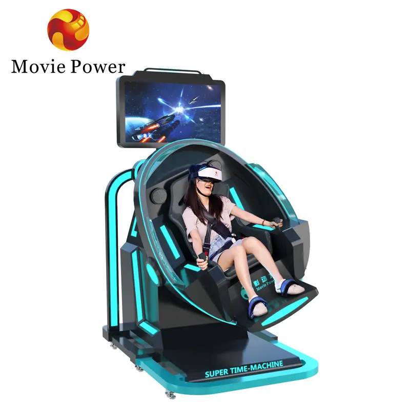 Movie Power Virtual Reality VR Arcade Park Supplier 9d Cinema Trailer vr Shooting Game Full Motion VR 360 Flight Simulator