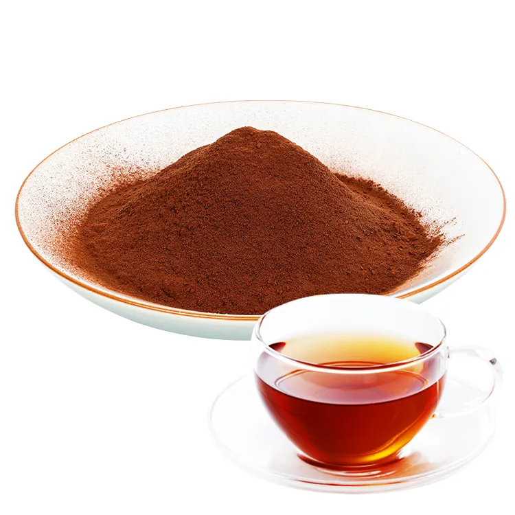 Nhãn hiệu riêng siêu tới hạn decaf EU tiêu chuẩn bán buôn Trung Quốc decaffeinated ngay lập tức Trà đen bột nhà máy khai thác