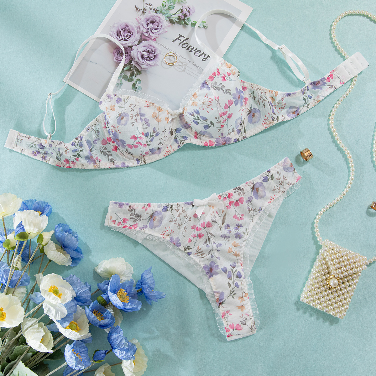 White floral