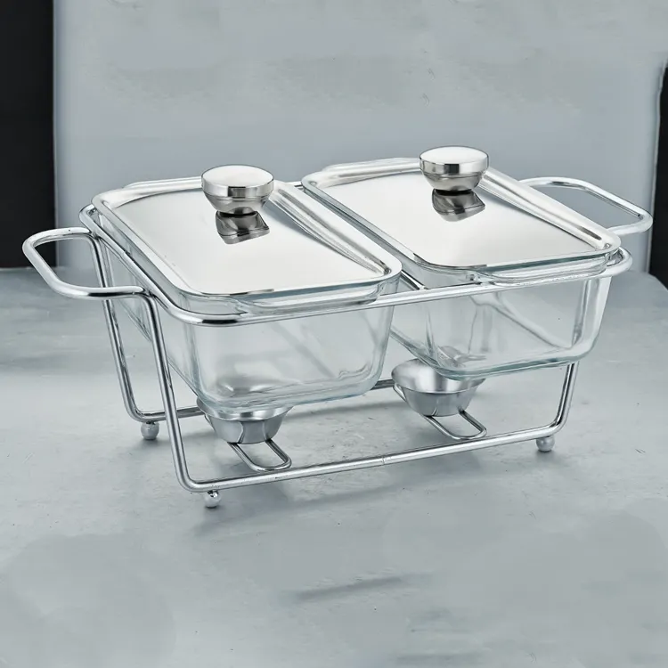 wholesale prices stainless steel glass material hospitality supplies restaurant hotel used chafing dishes for sale