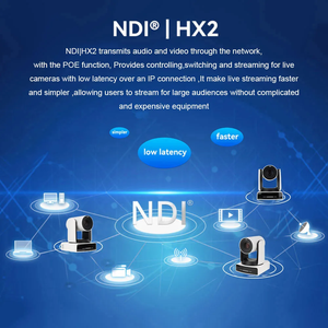 Комплект VX630AL-N горячего потока = 3 шт. 30X оптический зум NDI HX 4K 60FPS PTZ камера AI Track sdi hd mi lan usb poe + ip контроллер - Product Image 6