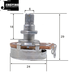 סיטונאי גיטרה חלקי סדרה, A250K/B250K A500K/B500K 18MM פיר חשמלי גיטרה סירים