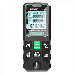 เครื่องวัดระยะเลเซอร์ LCD แบบดิจิตอลเครื่องมือวัดระยะด้วยเลเซอร์ระดับฟองเครื่องมือวัดระยะ - Product Image 1
