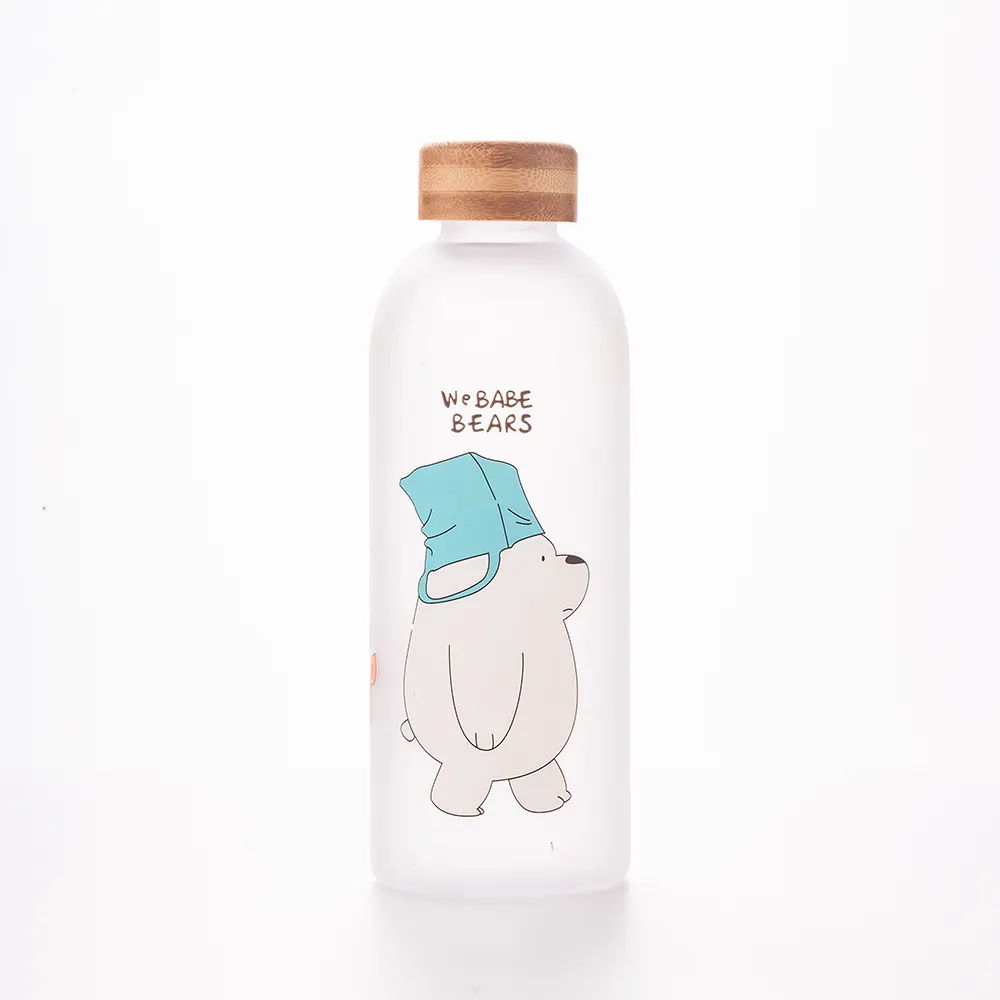 Botella de agua de plástico transparente para niños, botella de viaje portátil, sin BPA, ecológica, Tritan, 880ml