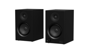 Altavoces de monitor de escritorio Z01, altavoz de estudio alimentado para TV con tweeter de bocina de puerto de salida secundaria y entradas ópticas/AUX/BT - Product Image 3