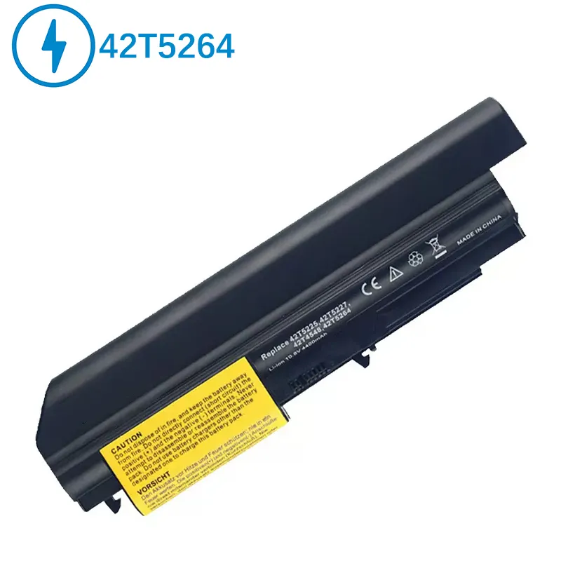 लेनोवो थिंकपैड T400 R400 R61i रिचार्जेबल नोटबुक बैटरी के लिए 42T5262 41U3198 42t5229 OEM लैपटॉप बैटरी