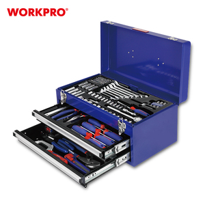 workpro 239 PC机械工具套件工具袋储存盒手金属锉2屉式重型金属盒子 - Product Image 2