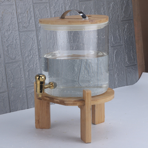 3.5/5/8/11L สูง Borosilicate ขวดแก้วตู้น้ำผลไม้เครื่องดื่มเบียร์ - Product Image 4