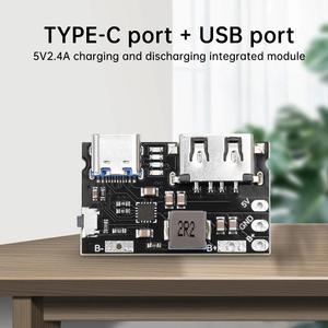 リチウム電池5V充電放電統合モジュールタイプC入出力USB出力パワーバンクDiyモジュール - Product Image 1
