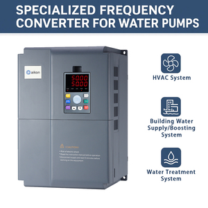 Inversor Industrial VFD, Control de velocidad del Motor de CA, controlador protegido contra sobrecarga, velocidad del ventilador ajustable para voltaje nominal de 220V/380V - Product Image 3
