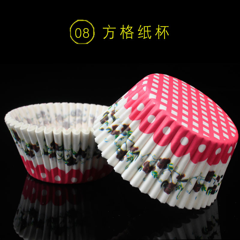 08-gobelets en papier carrés-100 pièces