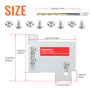 Compatibele Generator Interlock Kit Horizontale Hoofd <span class=keywords><strong>Cutler</strong></span> Hamer <span class=keywords><strong>Ch</strong></span> Serie Tan Breker 150/200 Amp Panelen Onderdelen Accessoires - Product Image 2