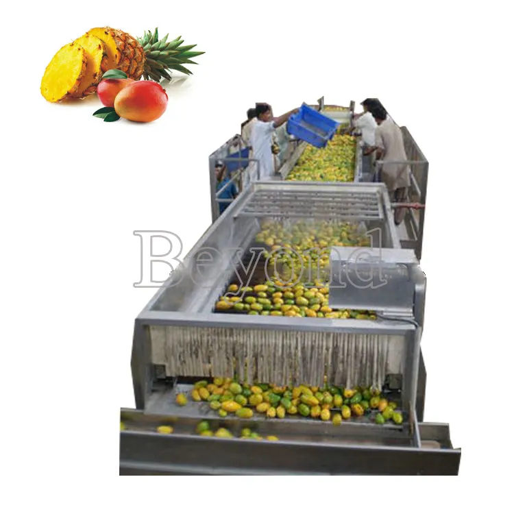 Máquina completa de processamento de suco de mango/linha de processamento concentrado de suco de mango/planta
