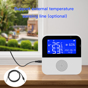 Sensor de temperatura y humedad inalámbrico, pantalla LCD, Monitor de humedad para interiores para Smart Home, soporte SmartLife, asistente de Alexa y Google - Product Image 4