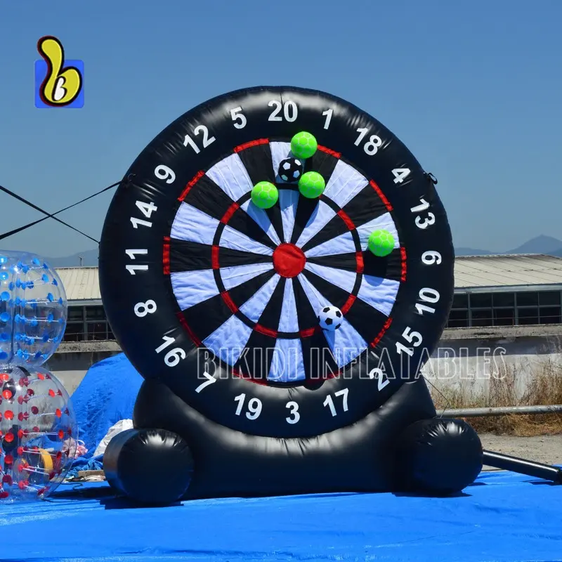 Outdoor Inflatable Soccer Darts Board With 6個Ball For Sports Game