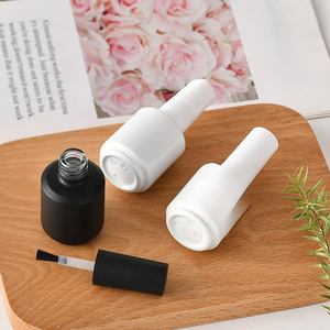 Chai dầu sơn móng tay màu nâu 15ml, kính keo chống ánh sáng, rỗng, CND, Quang trị liệu, màu đen sáng - Product Image 4