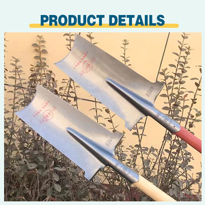 50mn Thép Ngoài Trời Xẻng Nông Nghiệp Dụng Cụ Cầm Tay Sắt Spades Thép Carbon Vườn Xẻng Với Tay Cầm Bằng Gỗ - Product Image 4