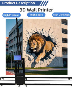 Faith 3d Wall Printer Machine Automatic 3d Vertical Wall Printer Direct to Wall Painting Machine Inkjet Printers - Product Image 3