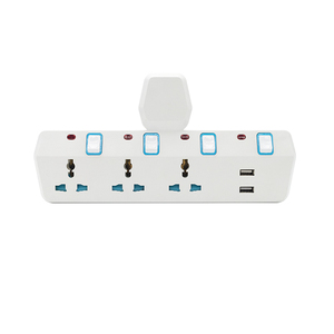 T531B带USB的USB 3 4路插头插座适配器