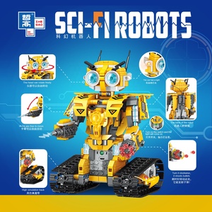 RC Робот строительные блоки комплект развивающие игрушки RC робот кирпичи стволовых игрушки строительной техники Обучающий набор - Product Image 5