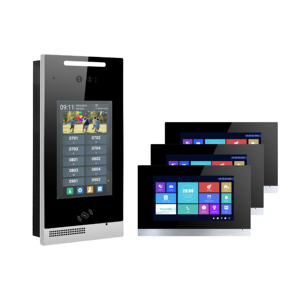 1080p Tuya Ip intercomunicador anillo impermeable Video timbre anillo puerta timbre Cámara sistemas de intercomunicación Multi edificios de apartamentos