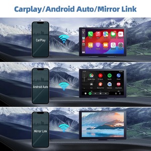 Android Auto GPS Backup telecamera Mirror Link controllo vocale per Bluetooth AUX FM Radio satellitare per tutti i veicoli DSP MP3 funzioni - Product Image 2