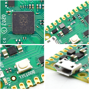 <strong>Raspberry</strong> <strong>Pi</strong> Pico Board with Upward Soldered Pin Header + <strong>USB</strong> Cable <strong>Raspberry</strong> <strong>Pi</strong> Pico Microcontroller Board Development Board
