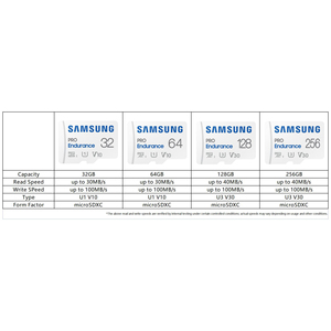 Original Samsung Pro Endurance Micro Tf Flash SD-Karte 128GB 64GB 32GB C10-Speicherkarte 256g Für Überwachungs kamera Auto DVR-Telefon