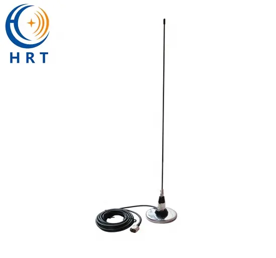 Antena de comunicação de rádio de carro vhf, faixa de frequência personalizada de 150mhz 134-173mhz com montagem magnética