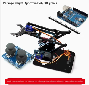 Mini 4DOF Desktop-Roboterarm-Kit Pädagogisches Arduin-o-Roboterarm-Kit